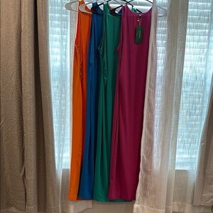 Maxi Multicolor Sleeveless Dress Collection